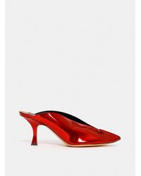 project shoes mule patent leather