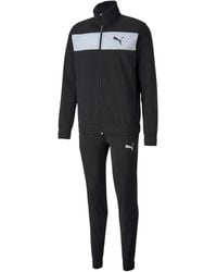 grey and white puma tracksuit