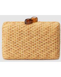 El Corte Inglés Clutch Pequeño De Fiesta De Papel En Natural - Neutro