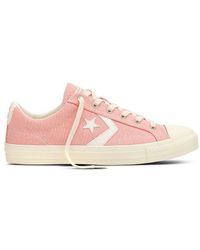 Converse Star Player Low-top Canvas/suede Unisex Casual Trainers in Pink  for Men - Lyst