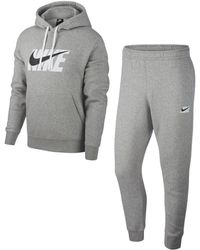 cheap grey nike tracksuit