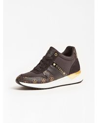 guess joyd wedge sneakers