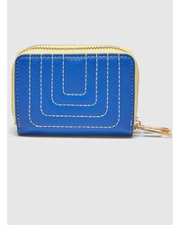 El Corte Inglés Monedero De Mujer Azul Con Dos Compartimentos