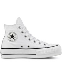chuck taylor all star lift leather high top