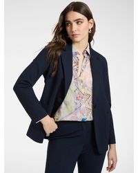 Elena Miro - Blazer monopetto in punto Milano - Lyst