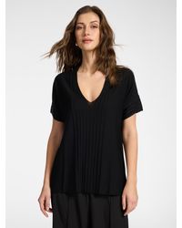 Elena Miro - Maglia maniche corte con coste - Lyst