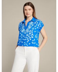 Elena Miro - T-shirt con stampa floreale piazzata - Lyst
