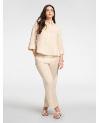 Elena Miro - Pantaloni in lino - Lyst