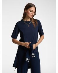 Elena Miro - T-shirt con piccola libellula in strass - Lyst