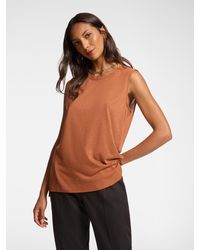 Elena Miro - Top con bordi a coste - Lyst
