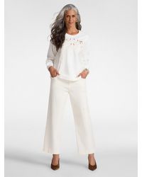 Elena Miro - Pantaloni cargo in bull stretch - Lyst