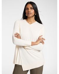 Elena Miro - Maglia asimmetrica in cotone e modal - Lyst