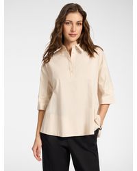 Elena Miro - Blusa boxy con maniche a tre quarti - Lyst