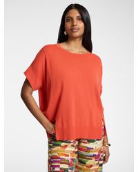 Elena Miro - Maglia boxy in cotone e modal - Lyst