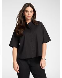 Elena Miro - Camicia con collo alla coreana - Lyst