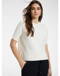 Elena Miro - Maglia misto viscosa con maniche corte - Lyst