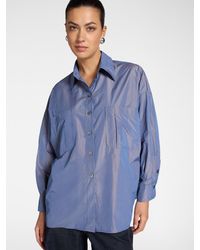 Elena Miro - Camicia in taffetà con tasche - Lyst