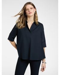Elena Miro - Blusa boxy con maniche a tre quarti - Lyst