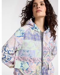 Elena Miro - Parka reversibile stampato con cappuccio - Lyst