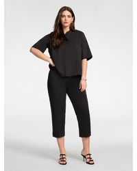 Elena Miro - Pantaloni dritti in raso stretch - Lyst