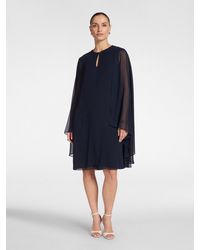 Elena Miro - Abito layered in georgette - Lyst