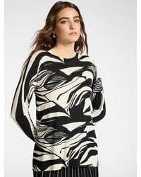 Elena Miro - Maglia stampata in misto viscosa - Lyst