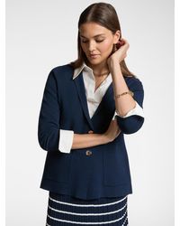 Elena Miro - Blazer in tricot - Lyst