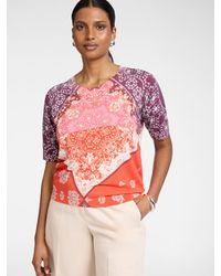 Elena Miro - Maglia in misto viscosa stampata - Lyst