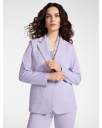 Elena Miro - Blazer monopetto in punto Milano - Lyst