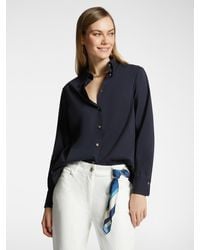 Elena Miro - Camicia in tessuto stretch - Lyst