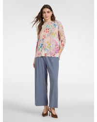 Elena Miro - Pantaloni ampi con pieghe - Lyst