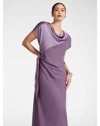 Elena Miro - Abito lungo con nodo laterale - Lyst