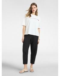 Elena Miro - Pantaloni balloon in cotone stretch - Lyst