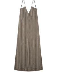 Alysi - Abito Sottoveste A Righe - Lyst
