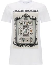 Max Mara - T-Shirt "Spadino" Con Stampa - Lyst