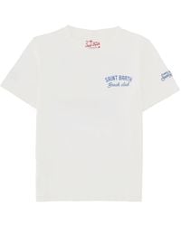 MC2 Saint Barth - T-Shirt Con Stampa Sul Retro - Lyst