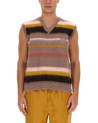 Etro - Vest With Stripe Pattern - Lyst