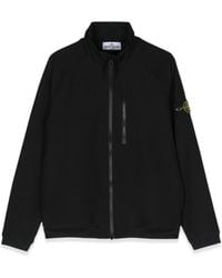 Stone Island - Felpa Con Zip - Lyst