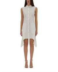 Helmut Lang - Bustier Shirt Dress - Lyst