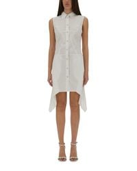 Helmut Lang - Bustier Shirt Dress - Lyst