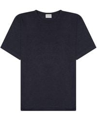 Closed - Solid Crew Neck T-Shirt - Lyst