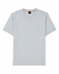 BOSS - T-Shirt "Tales" Con Patch Logo - Lyst