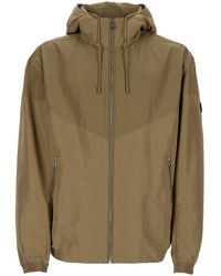 BOSS - Giacca Con Cappuccio E Zip - Lyst