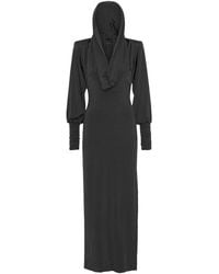 ROTATE BIRGER CHRISTENSEN - Long Dress With Hood - Lyst