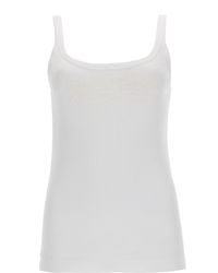 Dolce & Gabbana - Ribbed Logo Tank Top - Lyst