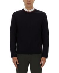 Paul Smith - Shirt With Embroidered Logo - Lyst