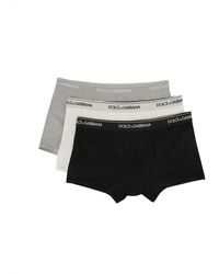 Dolce & Gabbana - Confezione Da Tre Boxer - Lyst