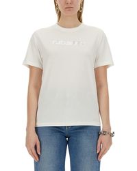 Rabanne - T-Shirt With Logo - Lyst
