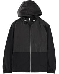 BOSS - Leather Blend Jacket - Lyst