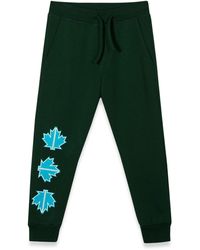DSquared² - Plush Pants Leaf Logo On Front Leg Unisex - Lyst